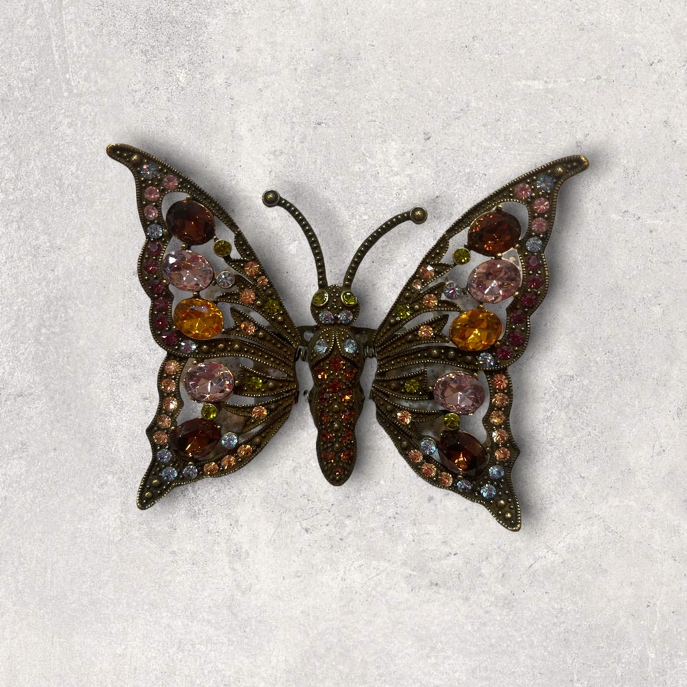 Heidi Daus Butterfly Brooch